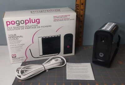 Pogoplug File Sharing Solution POGO-P22 USB 2.0 Unlimited File Storage Pre-Owned - Image 1 of 2
