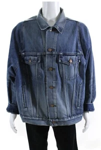 Balenciaga Mens Denim Jean Jacket sz 38 - Picture 1 of 8