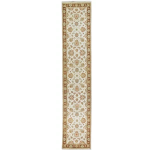 Hand-Knotted Peshawar Chobi Tribal Handmade 100% Wool Rug (Size 2.6 X 12.0) Cwrs - Picture 1 of 10