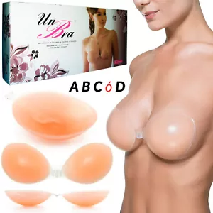 Sujetador Magico UN BRA de silicona Sin Tirantes Push Up A B C y D Senos Pechos - Imagen 1 de 12