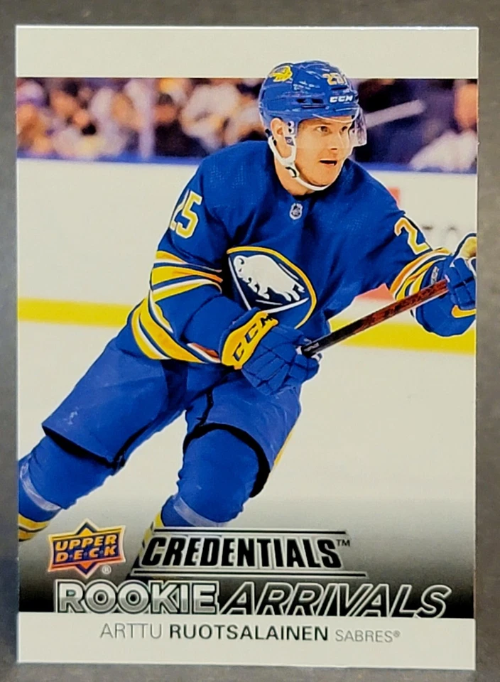 2021-22 Upper Deck Credentials Rookie Arrivals #RA-41 Arttu Ruotsalainen - Image 1 of 2