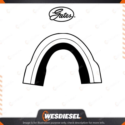 Gates Molded Heater Hose fits Daihatsu Rocky F70 F75 F80 F85 2.8L 85-98 - image 1 of 2