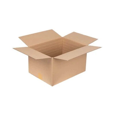 SMILEYPACK Faltkarton Versandkarton einwellig 455 x 340 x 265 mm Karton Schachtel Versand