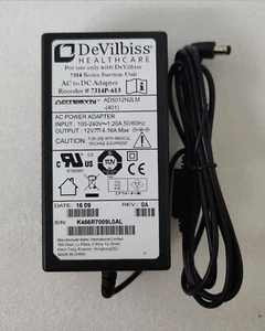 DeVilbiss 73XX Series Sunction Unit Power Supply Charger AC Adapter 12V - Picture 1 of 2