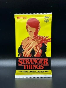 Topps STRANGER THINGS Season One Sealed Hobby Trading Card Pack Wax 2018 - Picture 1 of 2