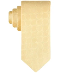 Tommy Hilfiger YELLOW Men's Derby Grid Tie, US One Size - Picture 1 of 1