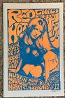 RED HOT CHILI PEPPERS 1989 AUSTIN concert poster signed Frank KOZIK  Sharon Tate