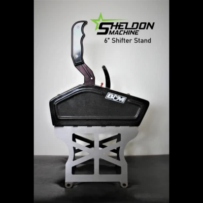 Sheldon Machine 6 in. Tall Tunnel Mount Shifter Stand  | B&M, Hurst, TCI, etc. - Image 1 of 4