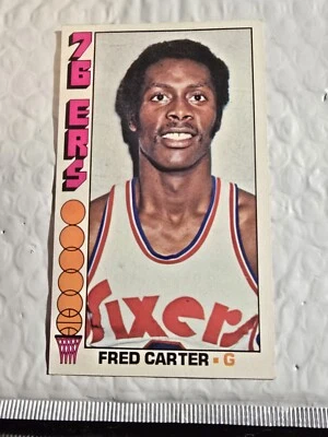 1976-77 Topps Basketball Fred Carter #111 76'ers As Is  - Image 1 of 2