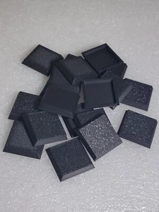 Lot of 20 Warhammer Fantasy Old World 25mm Square Bases Saurus Orc Chaos - Picture 1 of 2