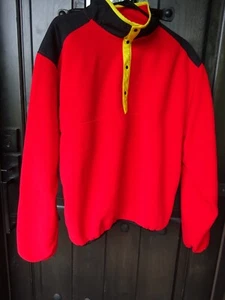 Vintage Marlboro Adventure Team Tobacco 90's Fleece Snap Pullover Jacket Size L - Picture 1 of 10