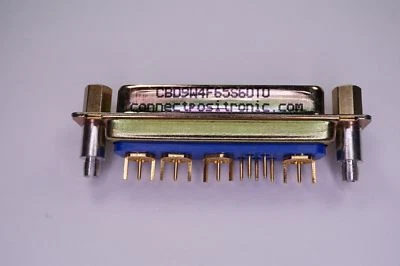 CBD9W4F65S60T0 Positronic D-Sub Connector 9 Pos 9W4 Contact Vertical Swaged 4-40 - Image 1 of 3