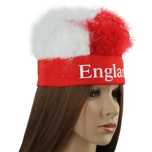 ENGLAND NOVELTY HEADBAND Red & White St.Georges World Cup 2022 Party Gift UK - Picture 1 of 7