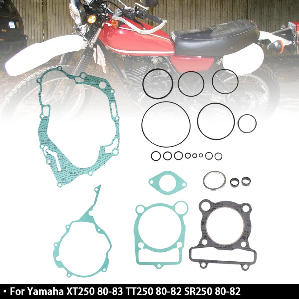 Kit completo de juntas de motor para Yamaha TT250 SR250 1980-1983 XT250 1980-1982 Foto 1 de 4