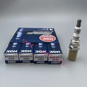 4pcs Iridium Spark Plugs BKR5EIX-11 5464 For GEO HYUNDAI KIA MAZDA NISSAN ISUZU - Picture 1 of 2