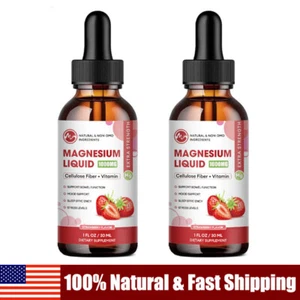 2 Packs Premium Magnesium Liquid Drops,Improve Sleep,Promote Nerve Health ~ - Picture 1 of 9