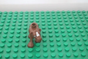 Lego Duplo Animal Granja Zoo BEBÉ VACA TERNERO novilla marrón mancha blanca - Imagen 1 de 2