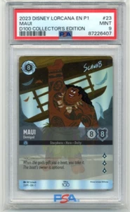 2023 Disney Lorcana D100 Collectors Edition 23 Maui Demigod PSA 9 - Picture 1 of 2
