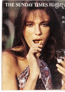 Jackie Bisset EVA SERENY Greta Garbo GORDON BAU Beauty VTG Sunday Times magazine - Picture 1 of 1