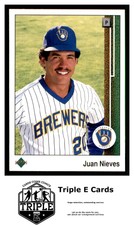 1989 Upper Deck #646 Juan Nieves Milwaukee Brewers ~A2P