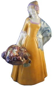 Art Nouveau Wiener Kunstkeramische Werkstaette Ceramic Lady Figurine Austrian - Picture 1 of 10