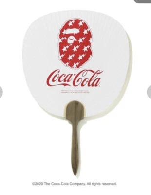 AUTÉNTICO ABANICO DE PAPEL A BATHING APE BAPE X COCA COLA NUEVO RARO  Foto 1 de 4