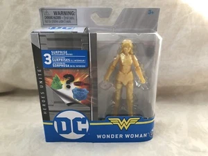 Wonder Woman Gold Version 4" Figur DC Comics Spin Master 2021 Brandneu - Bild 1 von 2