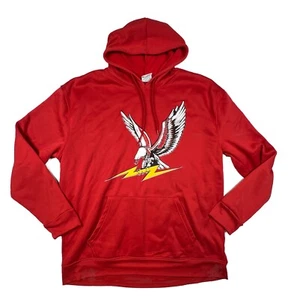 Sudadera con capucha roja 716 Lightning Bald Eagle roja talla XXL - Imagen 1 de 6