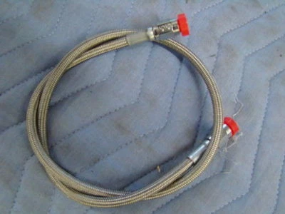 Línea de freno de acero inoxidable Goodridge Harley 30324 NOS ss1347 Foto 1 de 2