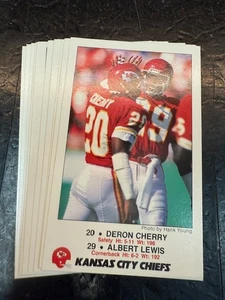 1987 Kansas City Chiefs Police Issue COMPLETE SET (10 Cards) MINT Condition - Picture 1 of 1