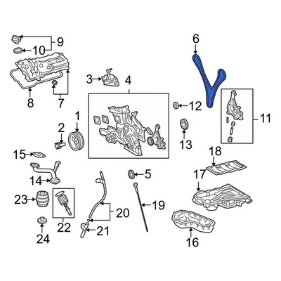 For Lexus IS300 2016-2024 Lexus 135070P010 Engine Timing Chain Foto 1 de 4