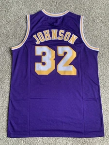 NWT Adidas Hardwood Classics Earvin Magic Johnson Lakers Jersey Size Small #32 - Picture 1 of 4