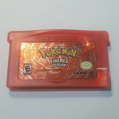 Pokemon Fire Red Loose⭐VERY GOOD⭐Nintendo Gameboy Advance GBA ✅TESTED + SAVES - Image 1 of 4