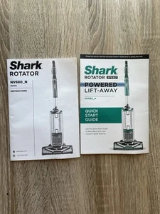 Shark Rotator nv680_n libro de instrucciones y guía de inicio rápido solamente. - Imagen 1 de 2