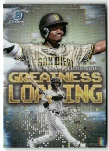 Topps MLB 2024 Bowman Chrome No. GL-12 Leo de Vries Greatness Loading - Bild 1 von 2