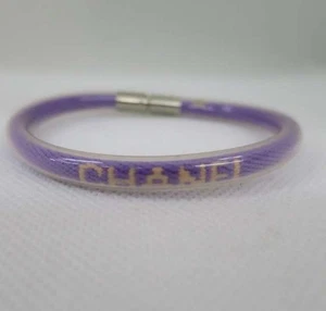 Chanel 00 T Sports Line Bracelet Purple - Picture 1 of 7