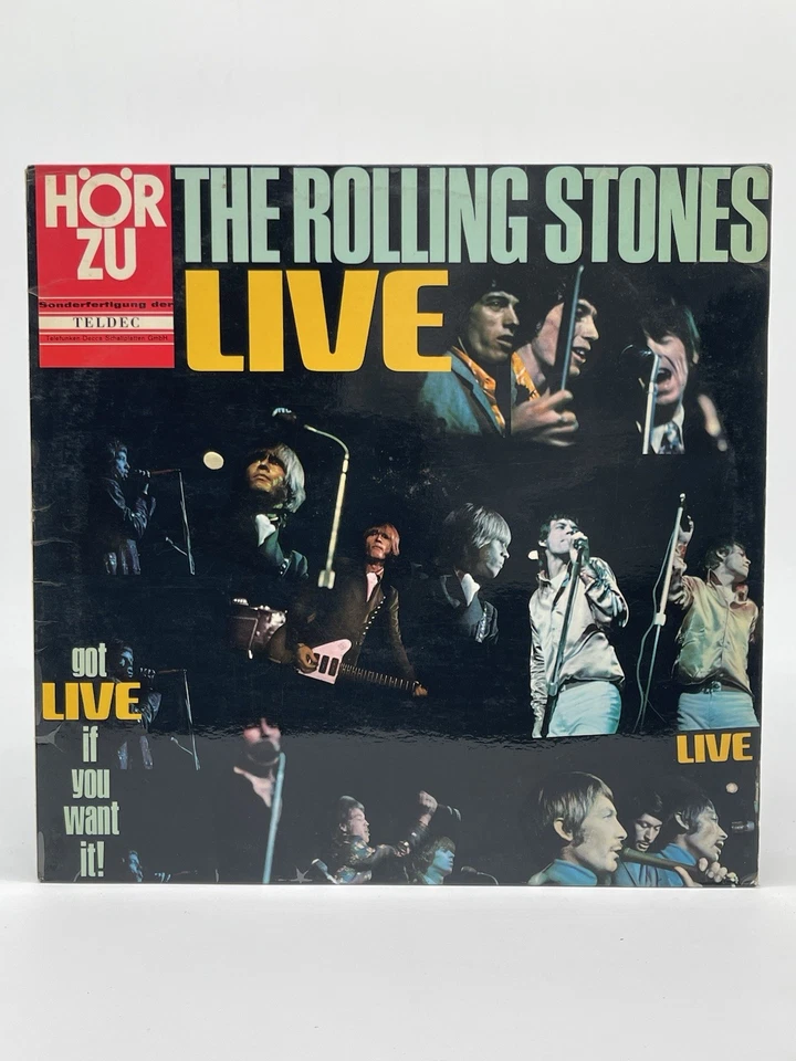 THE ROLLING STONES GOT LIVE IF YOU WANT IT 12" LP VG+ VINYL RECORD TELDEC - Image 1 of 4
