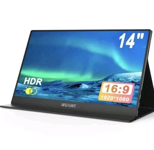 Portable Monitor 1920*1080 USB-C HDMI and Type-C Travel Monitor for PC Mac Phone - Picture 1 of 10