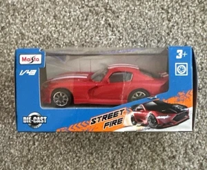 Maisto Street Fire DODGE VIPER GTS Diecast 1/43 Scale - Picture 1 of 7