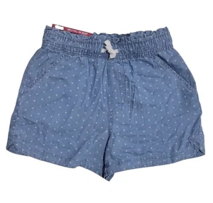 GAP Girls Kids Pull-On Shorts Jean Polka Dot Size Large (10/12) NWT - Picture 1 of 2