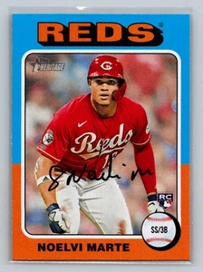 Noelvi Marte #301 2024 Topps Heritage Cincinnati Reds RC - Picture 1 of 2