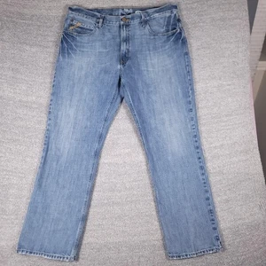 Ariat Jeans Herren 40x32 blau helle Waschung Denim Loop Lock 5-Pocket Freizeit 10009425 - Bild 1 von 14