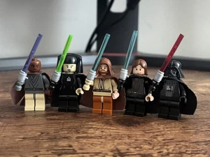 Lego Star Wars: Light Up Minifigures Lot of 5 Working Very Bright - Picture 1 of 6