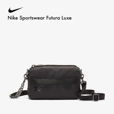 Nike Sportswear Futura Luxe Women's Cross-Body Bag 1L Black - Image 1 of 4