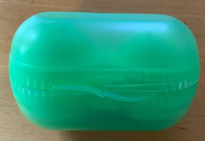 Tupperware Behälter  Ei & Go Eierbox ZwEi-dabei A128 hellgrün neuwertig - Bild 1 von 3