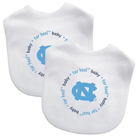 North Carolina Tar Heels Baby Bibs 2-Pack Cover