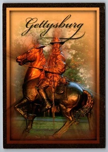 Postal Gettysburg Pennsylvania, Teniente General James Longstreet L-7M - Imagen 1 de 2