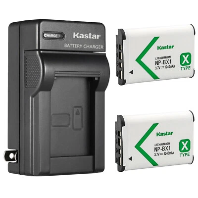 Kastar NP-BX1 Battery + Charger For Sony CyberShot DSC RX100 II III HX50V WX300