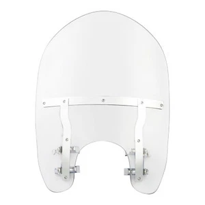 19" Windshield 49mm Clamps Fit For Harley Softail Standard Street Bob 2018-2025 - Picture 1 of 10