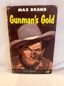 MAX BRAND - GUNMAN'S GOLD - 1ST  VINTAGE WESTERN HERITAGE - 1952 - Picture 1 of 4